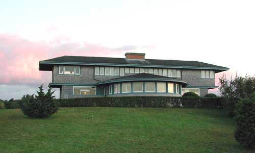 a-house and clouds