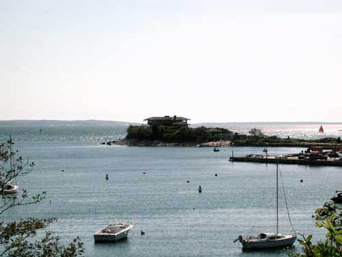 a-house from distance